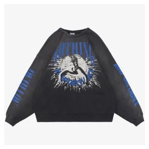 Saint Michael Baby Tadpole Print Crewneck Sweatshirt