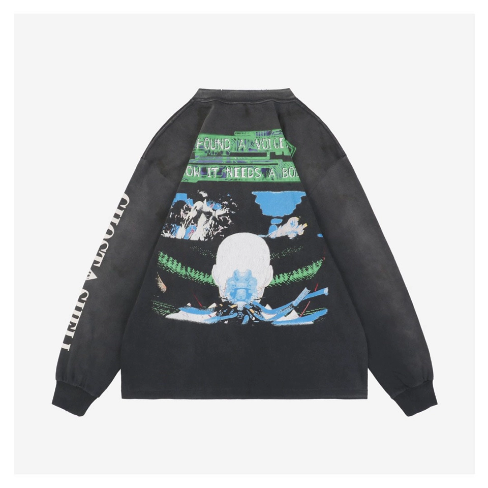 Saint Michael Ghost in the Shell Graphic Shirt Back side