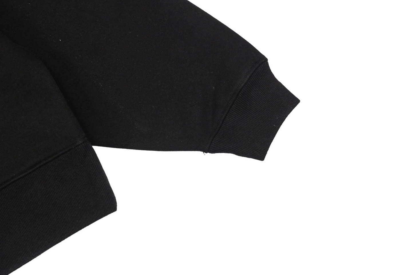 Saint Michael Gothic Flocked Lettering Crewneck Sweatshirt3.jpeg