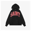 Saint Michael SAINT Arch Letter Hoodie (Black/Grey)