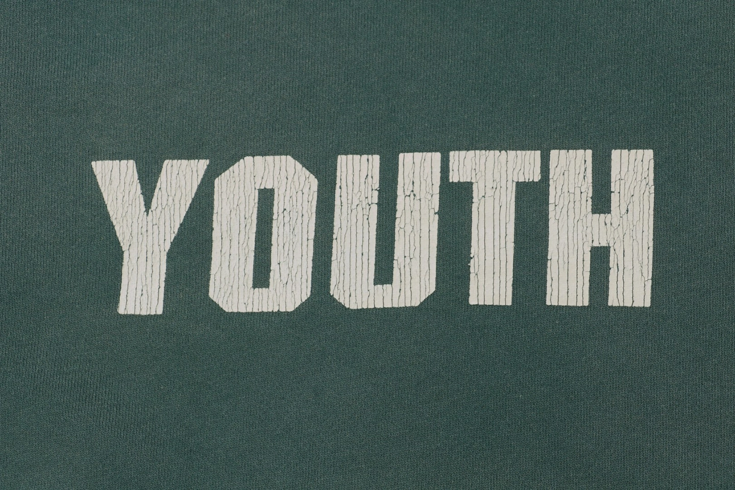 Saint Michael YOUTH Distressed Print Crewneck Sweatshirt Back side Print