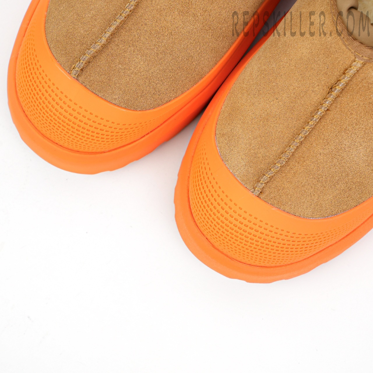 Tasman Weather Hybrid Slipper 'Chestnut Orange' Upper