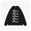 We11done Repetitive Hand-Drawn Logo Graphic Shirt (Black/White)