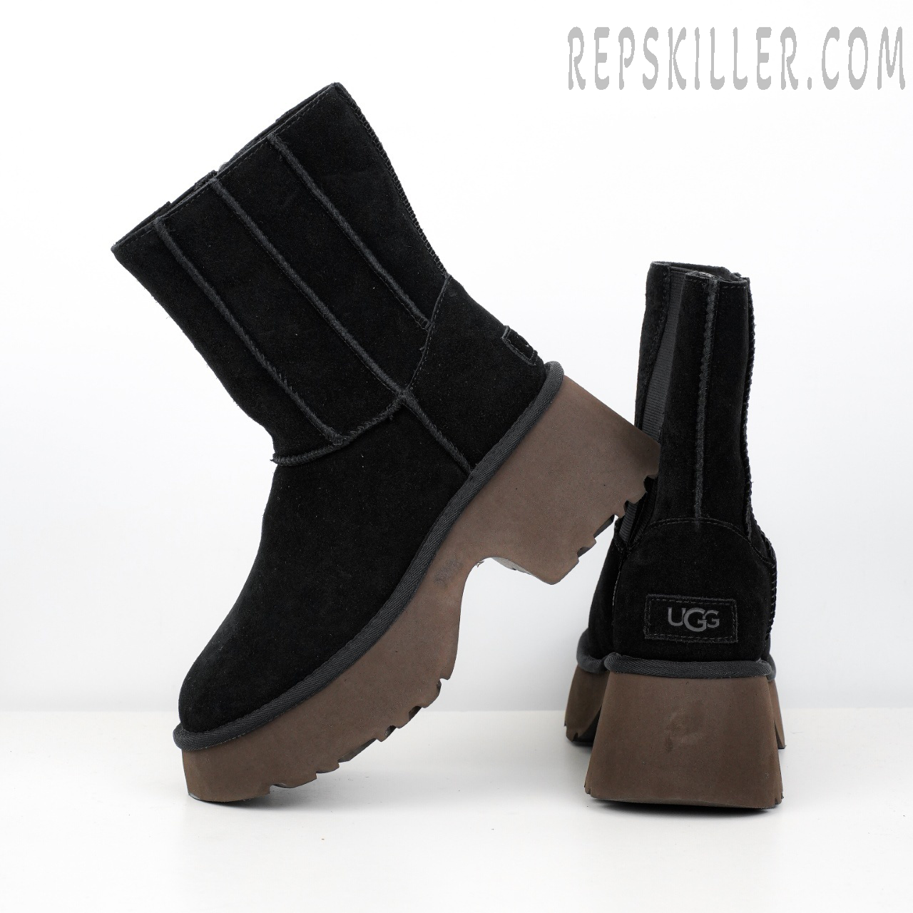 Wmns Classic Twin Seam New Heights Boot Black