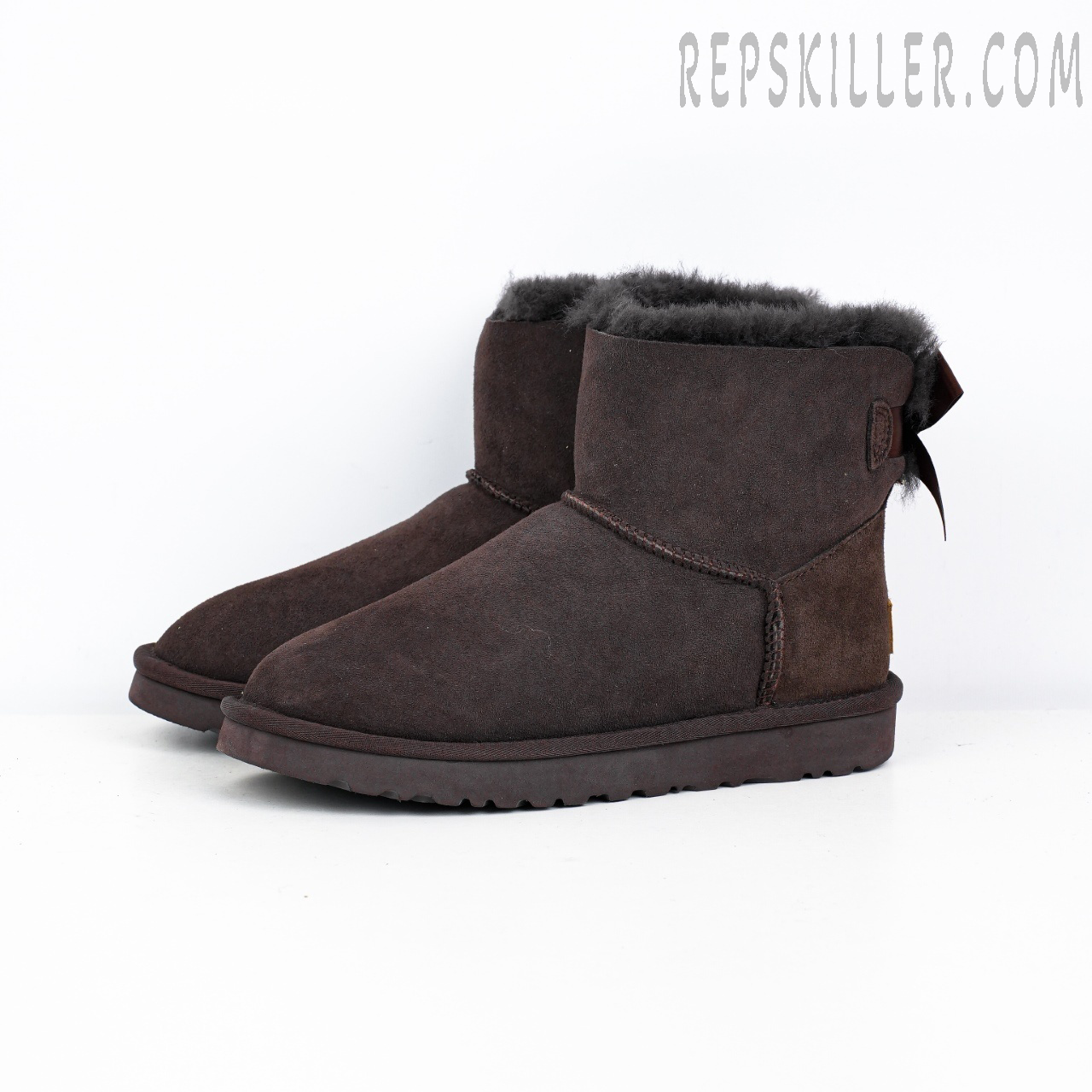 Wmns Mini Bailey Bow II Coffee Brown