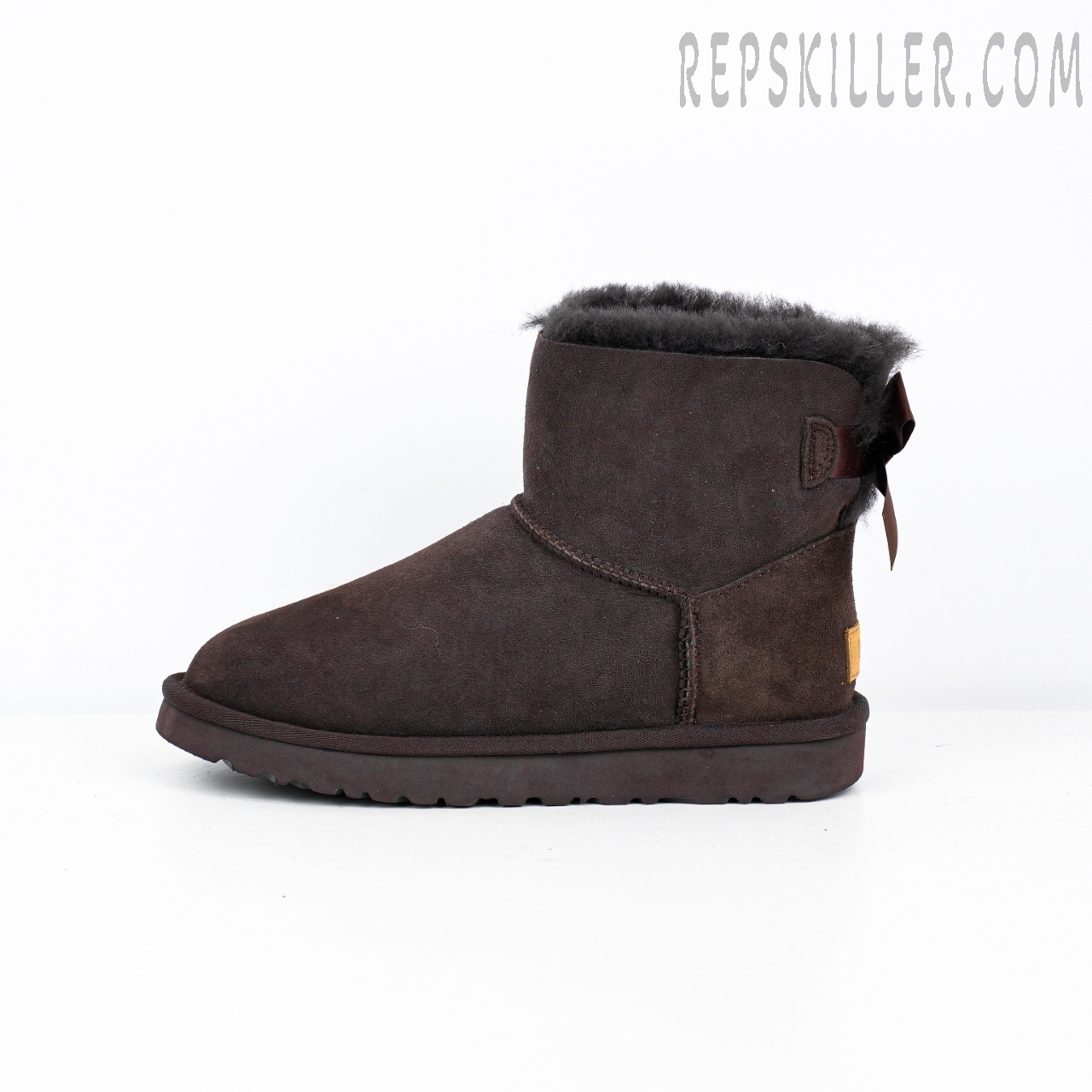 Wmns Mini Bailey Bow II Coffee Brown