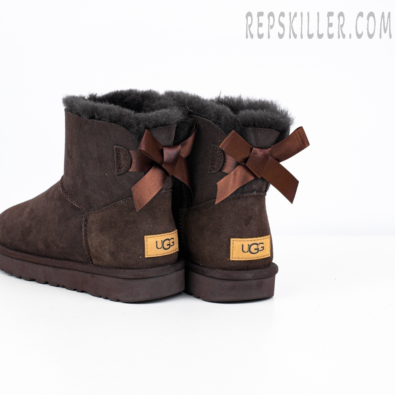 Wmns Mini Bailey Bow II Coffee Brown Heels