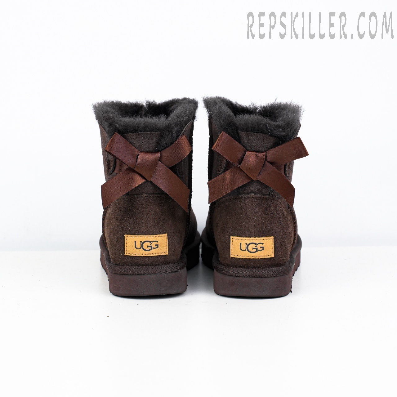 Wmns Mini Bailey Bow II Coffee Brown Heels