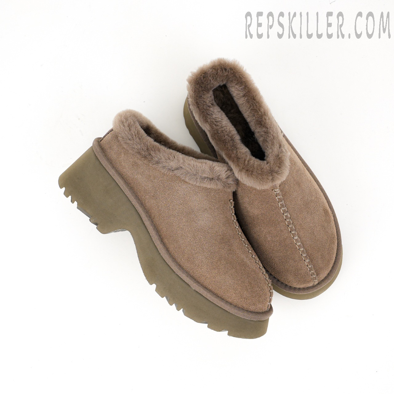 Wmns New Heights Cozy Clog Brown