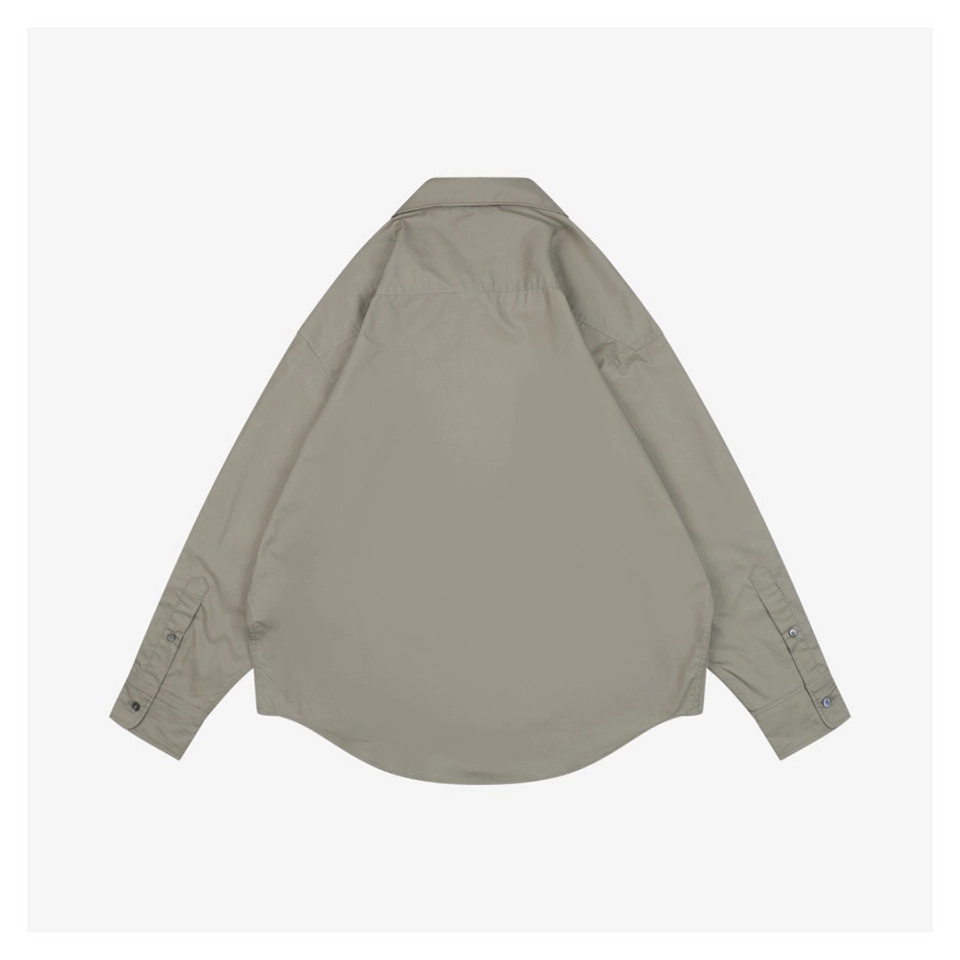 Ami Embossed Heart Pocket Shirt Back view