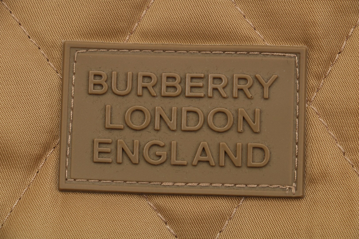 BBry Diamond-Quilted Cotton Jacket Brand label