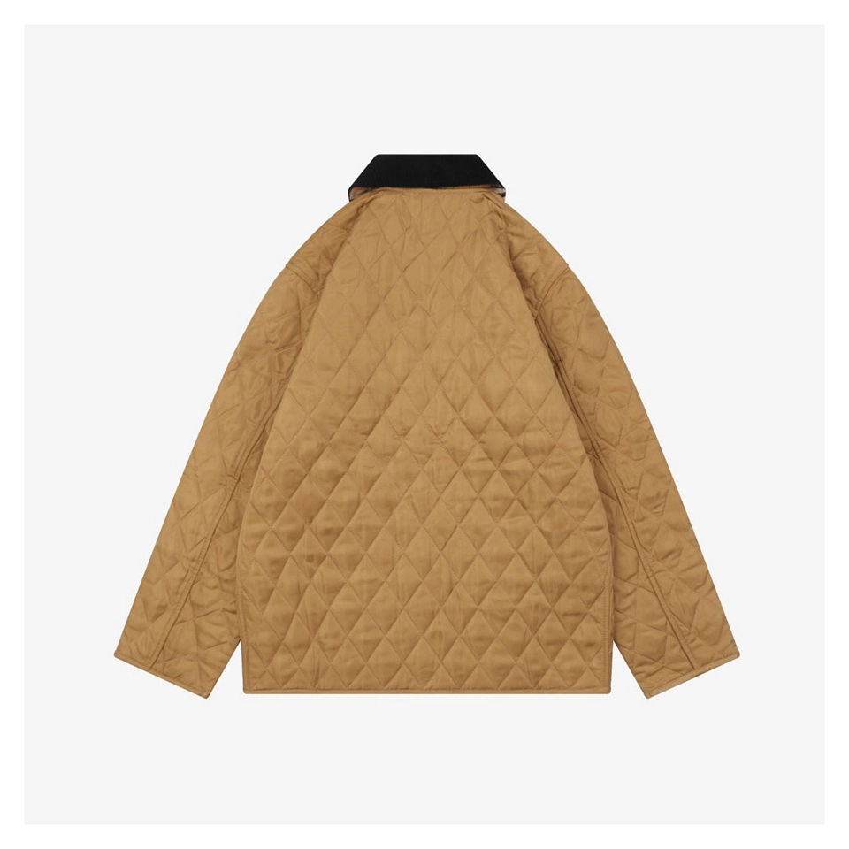 BBry Diamond-Quilted Cotton Jacket Back view