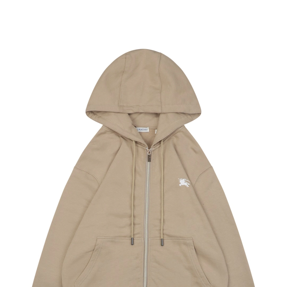 BBry Equestrian Knight Rope Logo Hoodie Beige