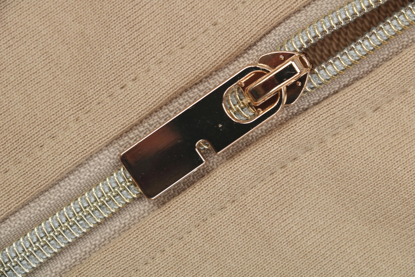 BBry Equestrian Knight Rope Logo Hoodie Beige Zipper