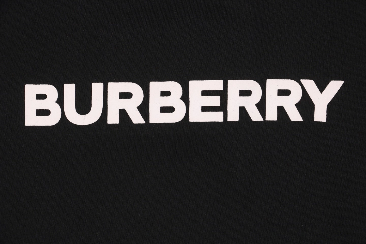BBry Logo Print Crewneck Sweatshirt Black Front Brand Print