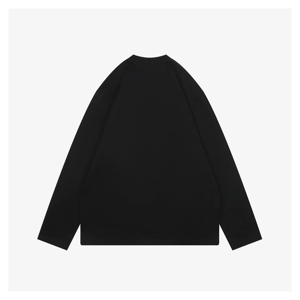 BBry Multicolor Knight Brushed Embroidery Shirt Black Back view