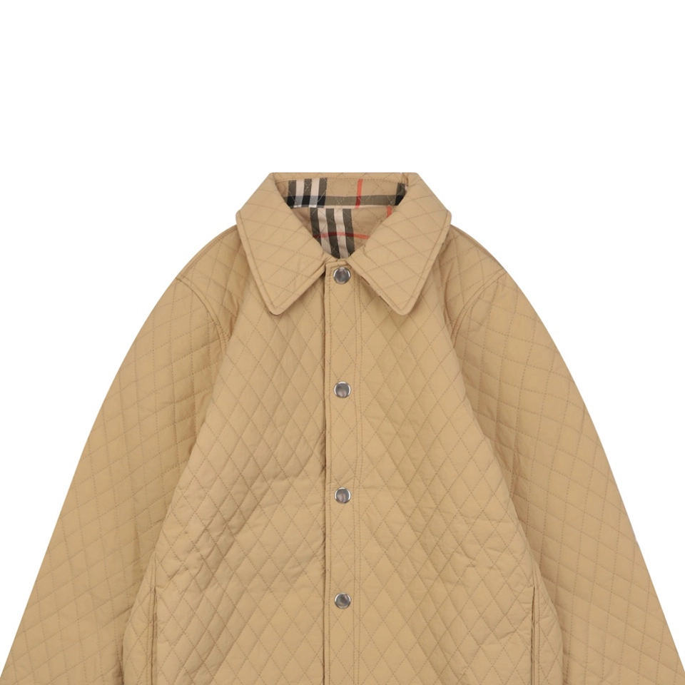 BBry Small Quilted Reversible Jacket – Khaki
