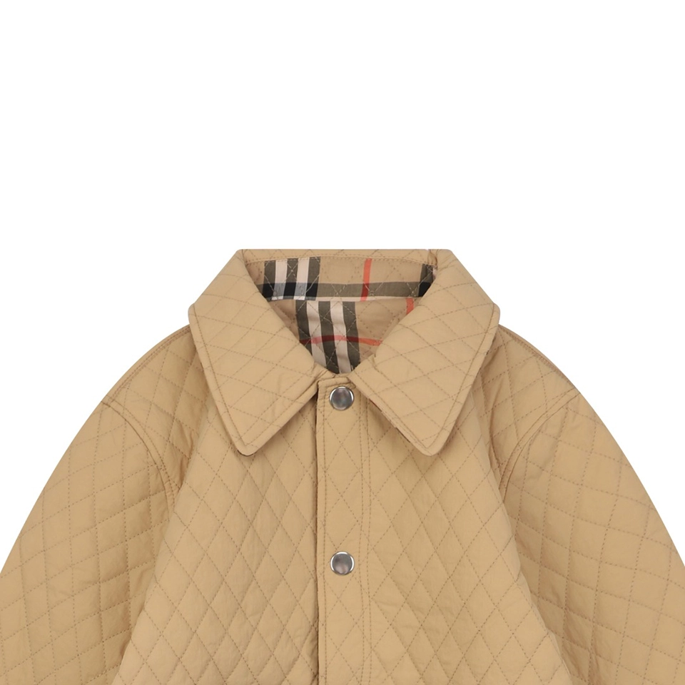 BBry Small Quilted Reversible Jacket – Khaki