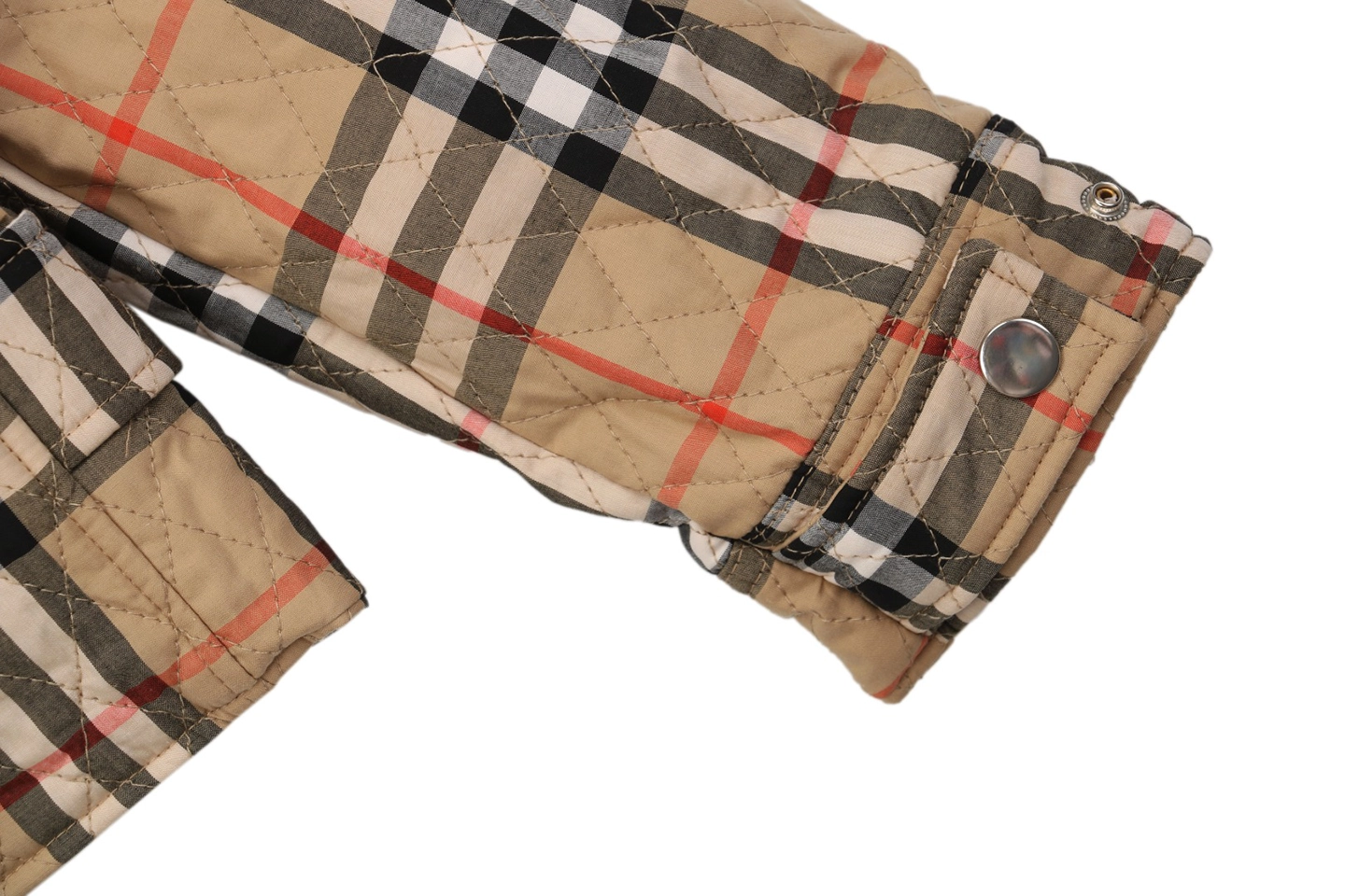 BBry Small Quilted Reversible Jacket – Khaki Cuff