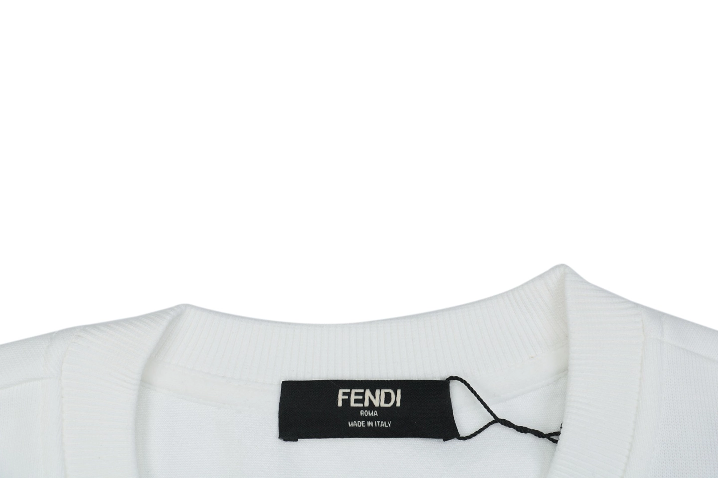 F Monster Eyes Graphic Sweatshirt White Collar