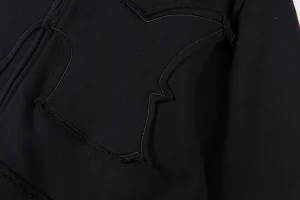 Glo Gang Black Rhinestone Spiked Full Zip Hoodie10