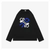 L ON Logo Embossed Shirt (Black/White)