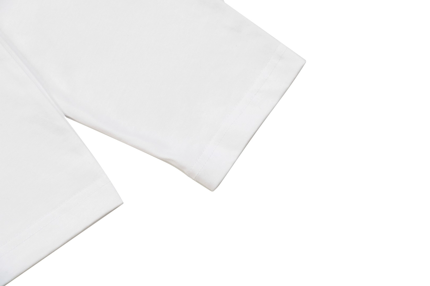 L ON Logo Embossed Shirt White Cuff