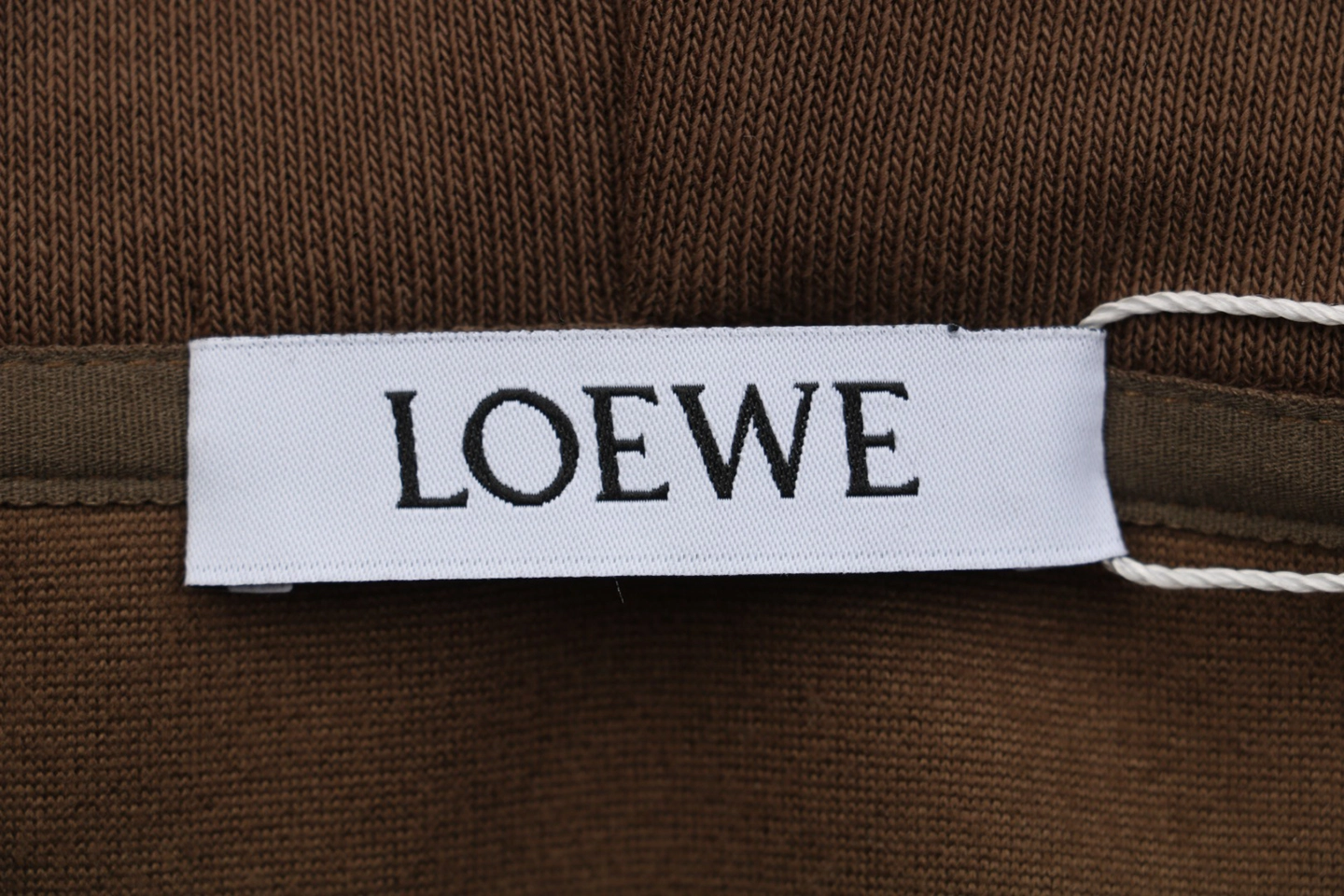 Loewe Anagram Grid Rubber Print Hoodie Brand label