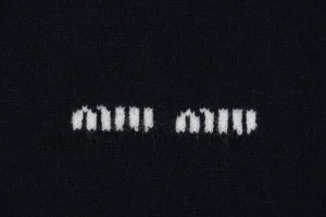 MM Cashmere Blend Logo Polo Knit Brand