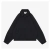 MM Pinstripe Logo Embroidered Zip Jacket