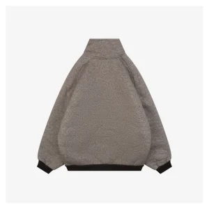 MM Sherpa Fleece Jacket Grey Front view