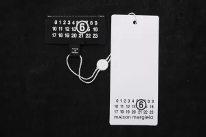 Maison Margiela Contrast Stitch V-Neck Cardigan Brand label