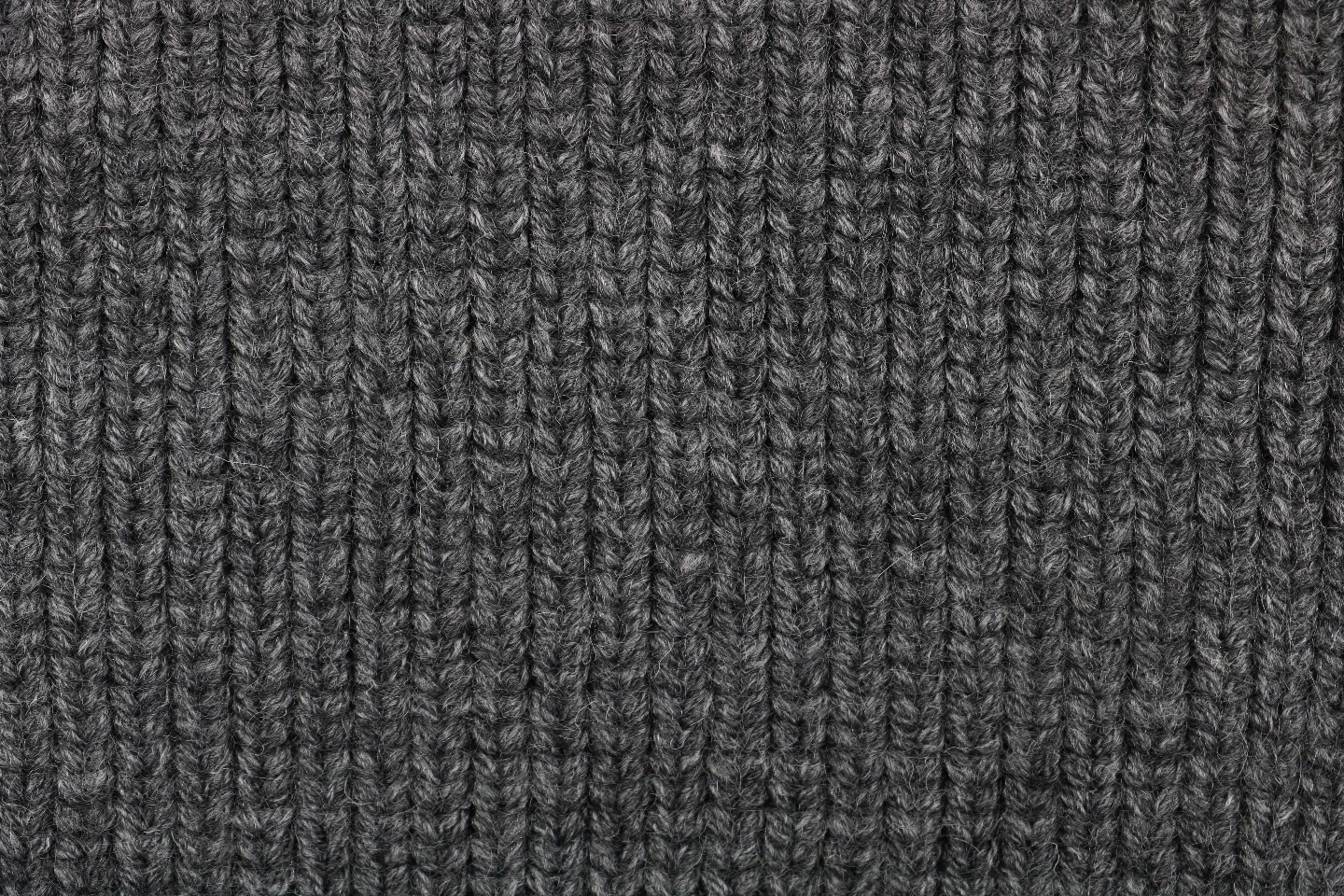 Maison Margiela N°54 Heavyweight Ribbed Zip-Up Cardigan with Signature Four-Stitches Grey
