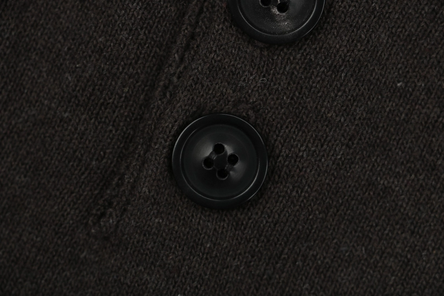 Maison Margiela Suede Patch Wool Polo Sweater Button