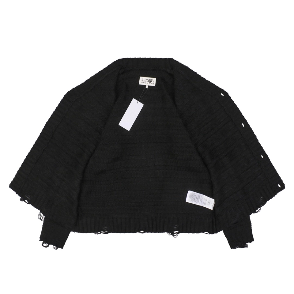 Maison Margiela Wool-Blend Distressed Cardigan9.jpeg