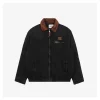 MM Denim Padded Jacket with Corduroy Collar
