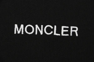 Moncler FRGMT Circular Logo Crewneck Sweatshirt Black Brand Print