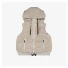 Mxxcler Grenoble Shearling Hooded Down Gilet MS-112
