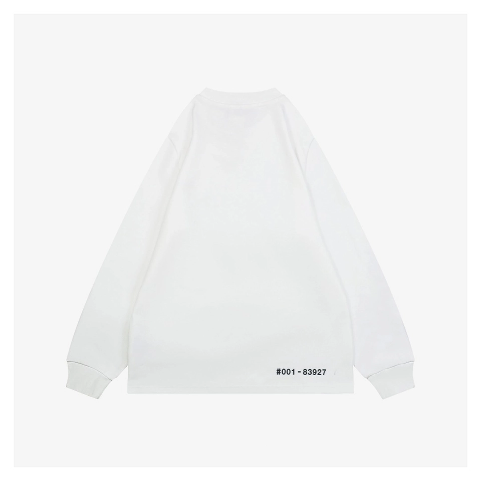 Mxxcler Rooster Logo Rubber-Print Shirt White Back view