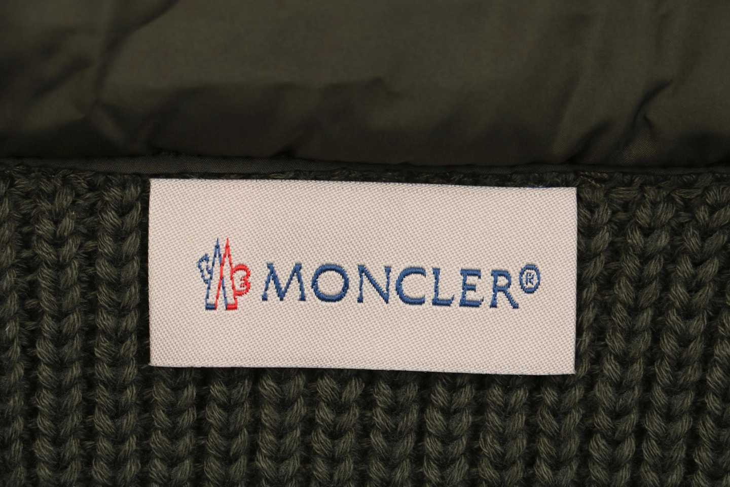 Mxxcler Cardigan Down Knit Jacket Green Brand label