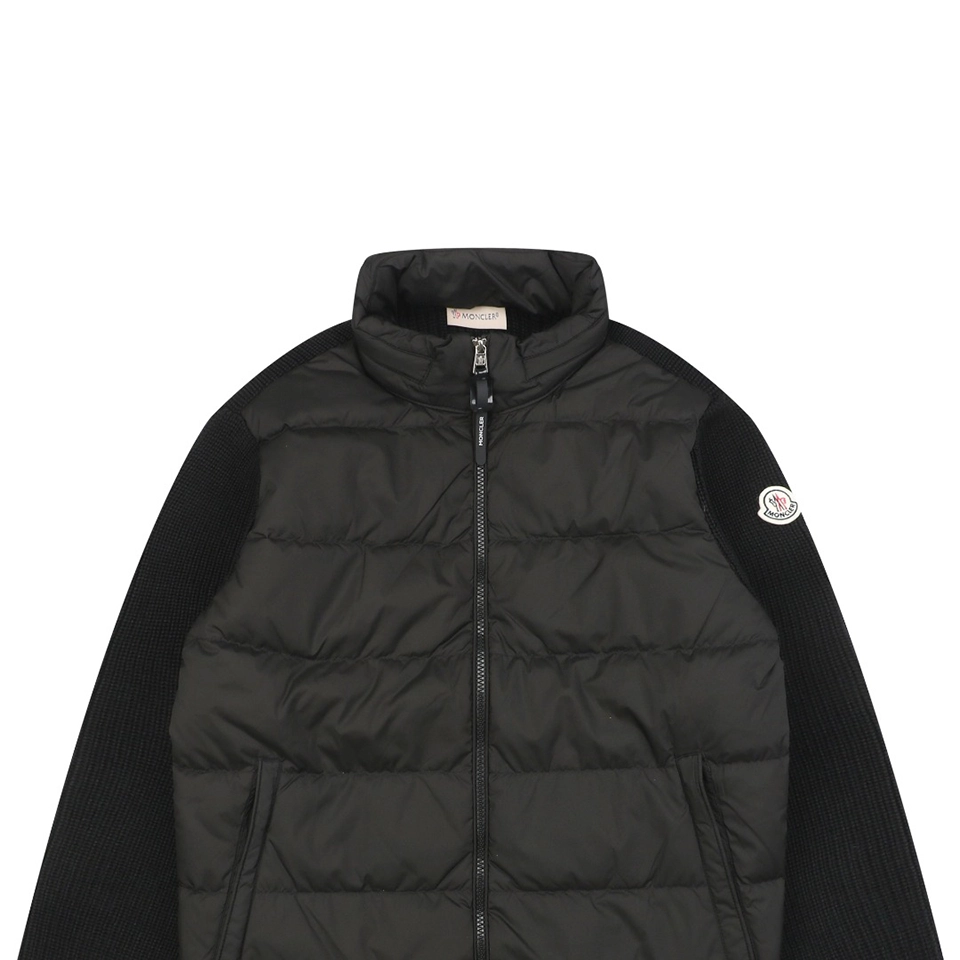 Mxxcler Cardigan Down Knit Jacket Black