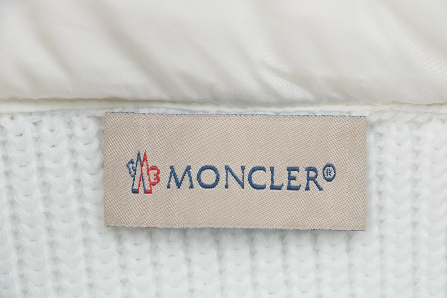 Mxxcler Cardigan Down Knit Jacket White Brand label