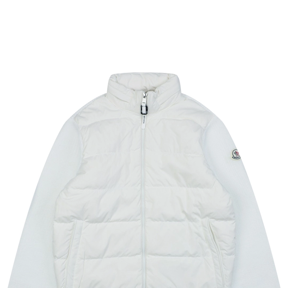 Mxxcler Cardigan Down Knit Jacket White