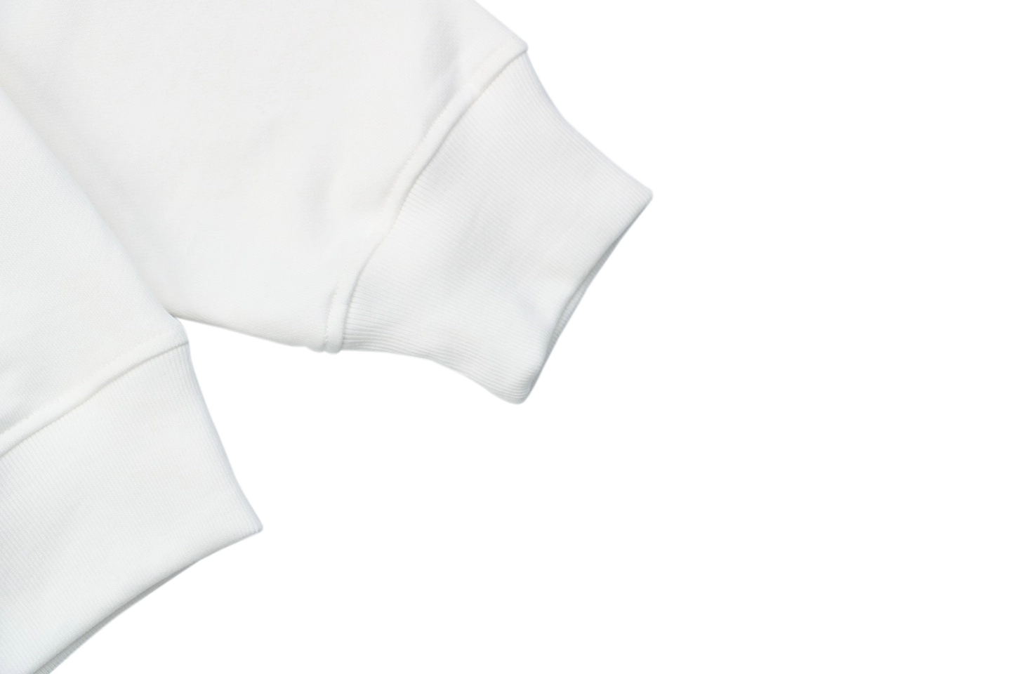 Mxxcler Ghost Patch Crewneck Sweatshirt White Cuff