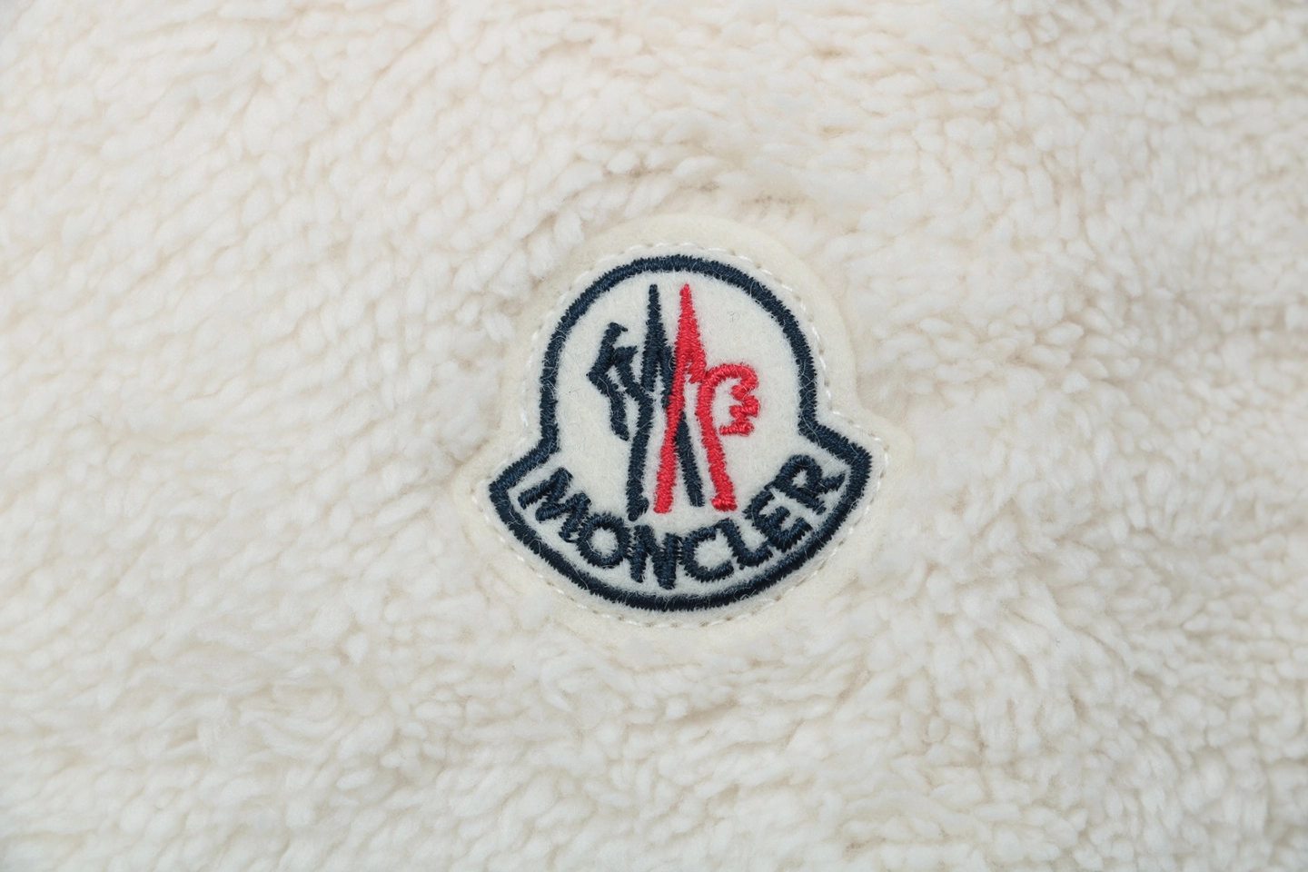 Mxxcler Polignac Teddy Jacket #505 White Brand label