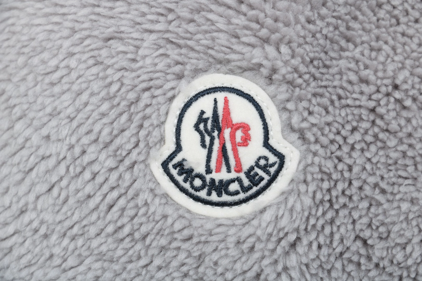 Mxxcler Polignac Teddy Jacket #505 Grey Brand label