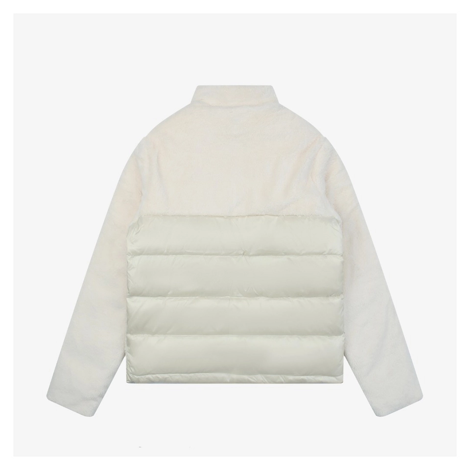 Mxxcler Polignac Teddy Jacket #505 White Back view