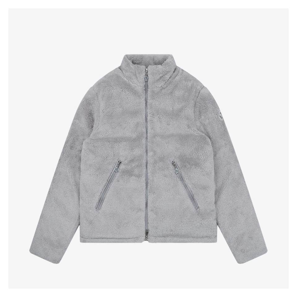 Mxxcler Polignac Teddy Jacket #505 Grey Front view