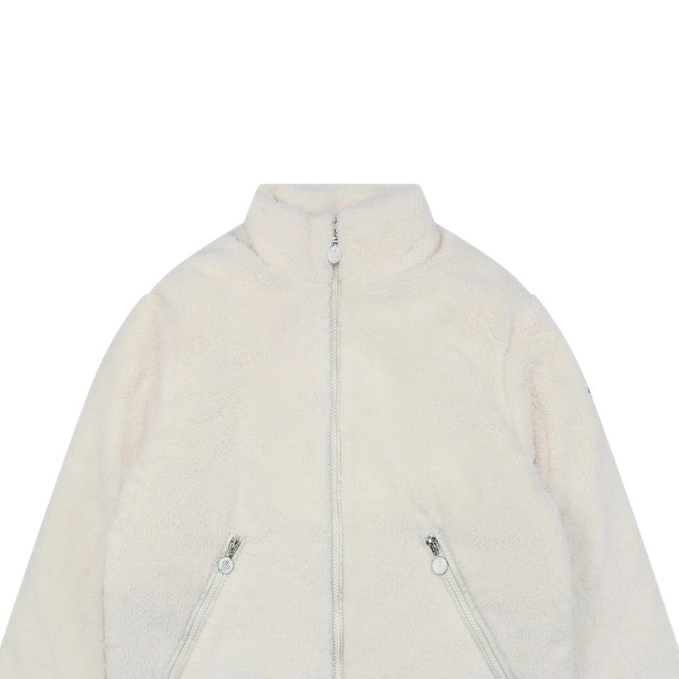 Mxxcler Polignac Teddy Jacket #505 White