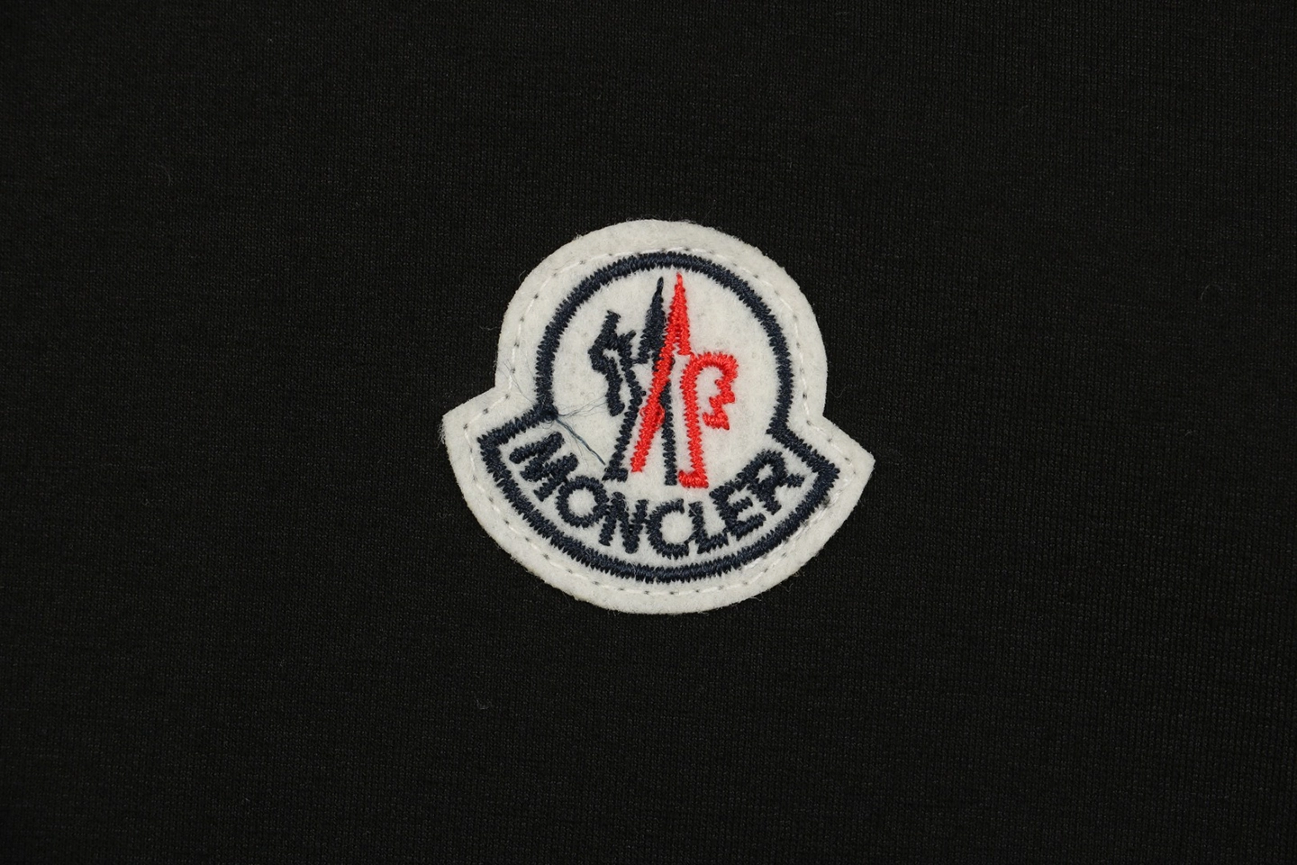 Mxxcler Side Stripe Logo Zip-Up Jacket Black Brand label